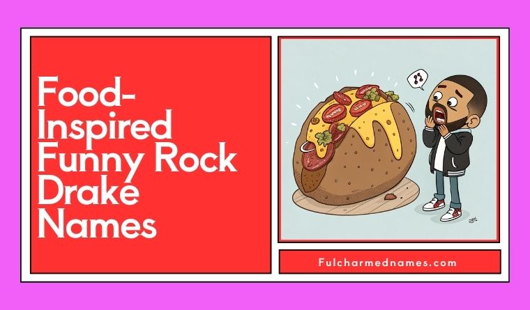 Food-Inspired Funny Rock Drake Names