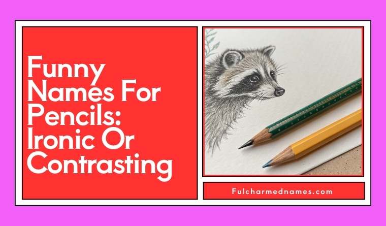 Funny Names For Pencils: Ironic Or Contrasting