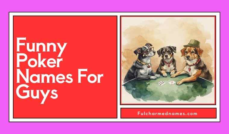 Funny Poker Names For Guys
