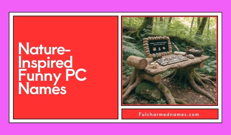 Nature-Inspired Funny PC Names
