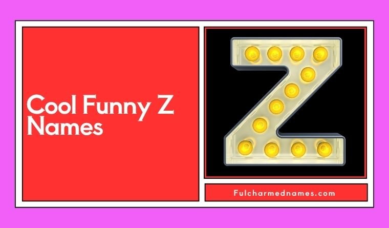 Cool Funny Z Names