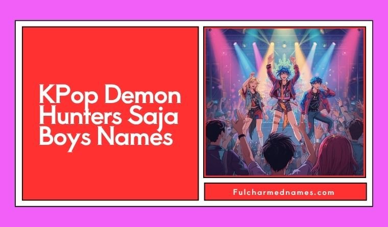 KPop Demon Hunters Saja Boys Names
