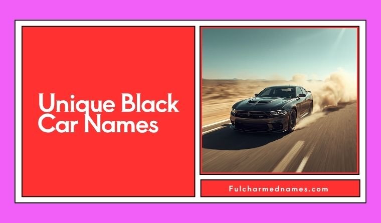 Unique Black Car Names